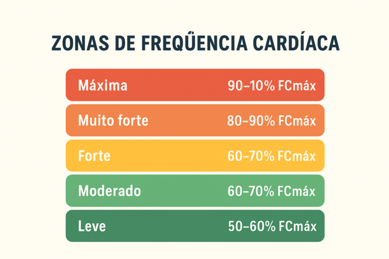 Gráfico de Zonas de Frequência Cardíaca
